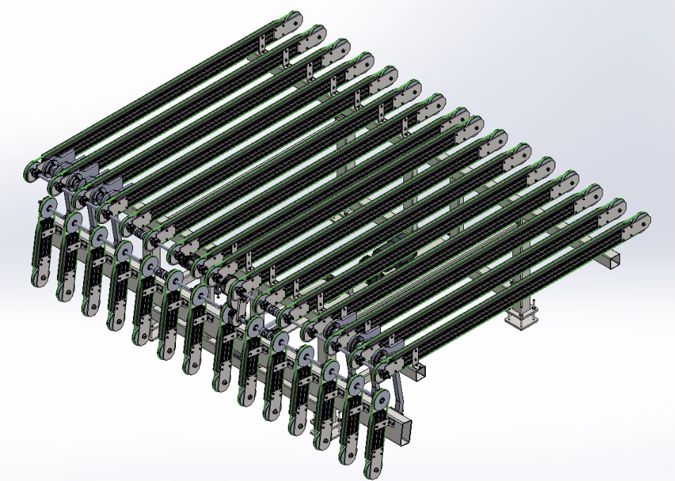 Transportador de correas vista general